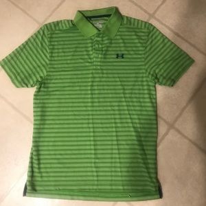 Under Armour Striped Polo!!